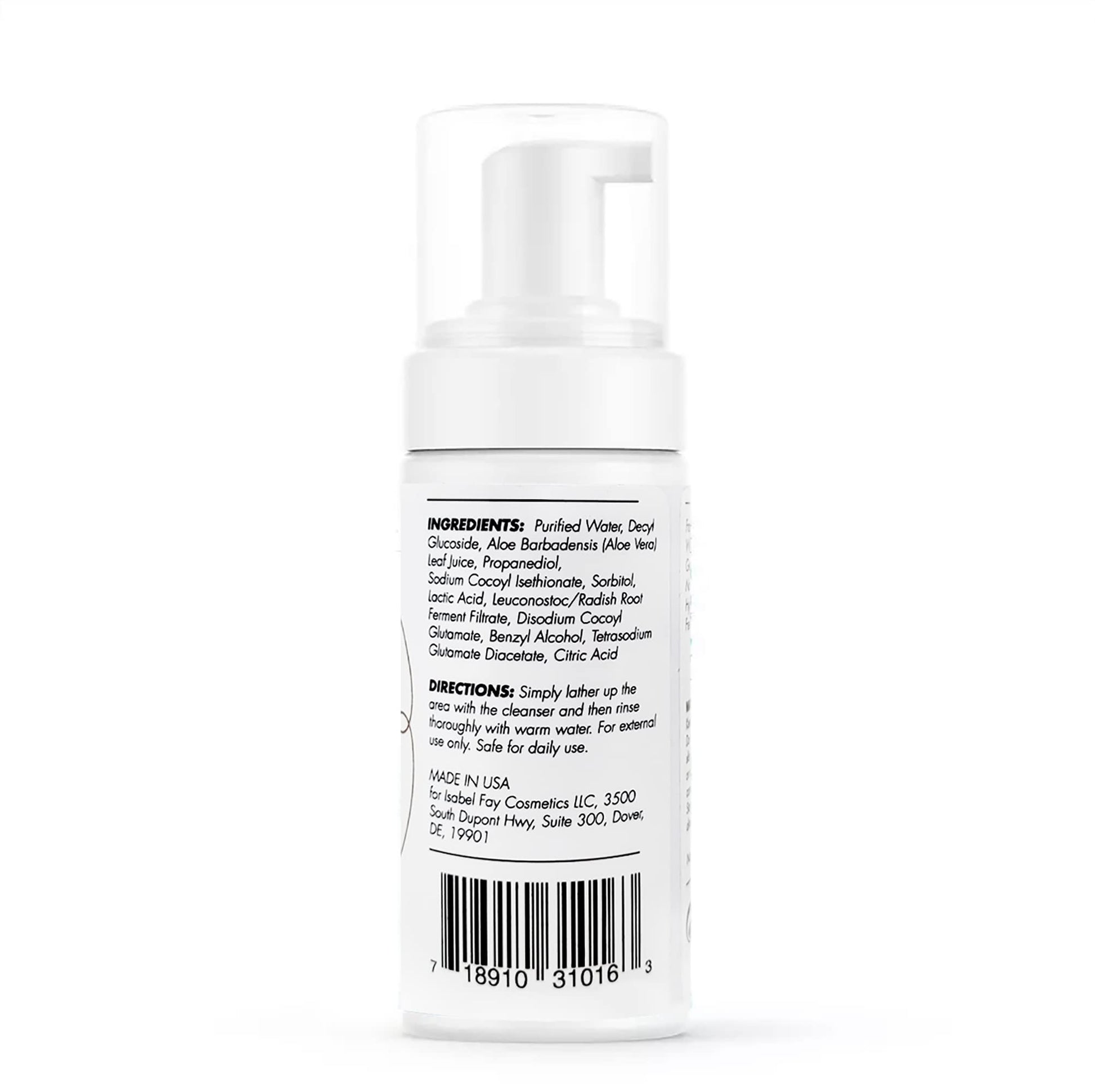 Isabel Fay ph Balanced Feminine Intimate Foam Wash gentle and safe for sensitive skin Isabel Fay uk supplements