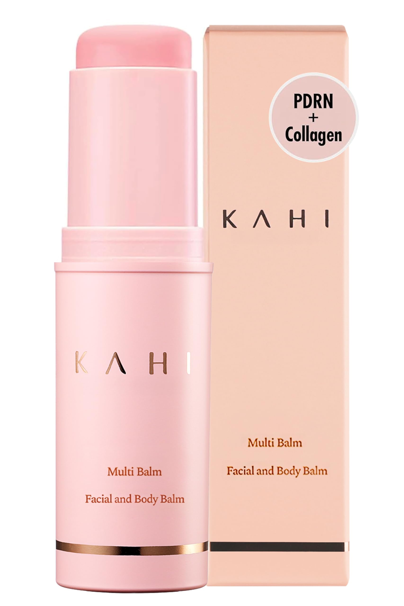 KAHI Wrinkle Bounce Multi Balm Stick | PDRN Collagen Wrinkle Stick | Korean Skin Care |All-in-One Hydrating Lip Balm Eye Cream Neck Cream Make Up Base & Face Mist Moisture Balm KAHI uk supplements