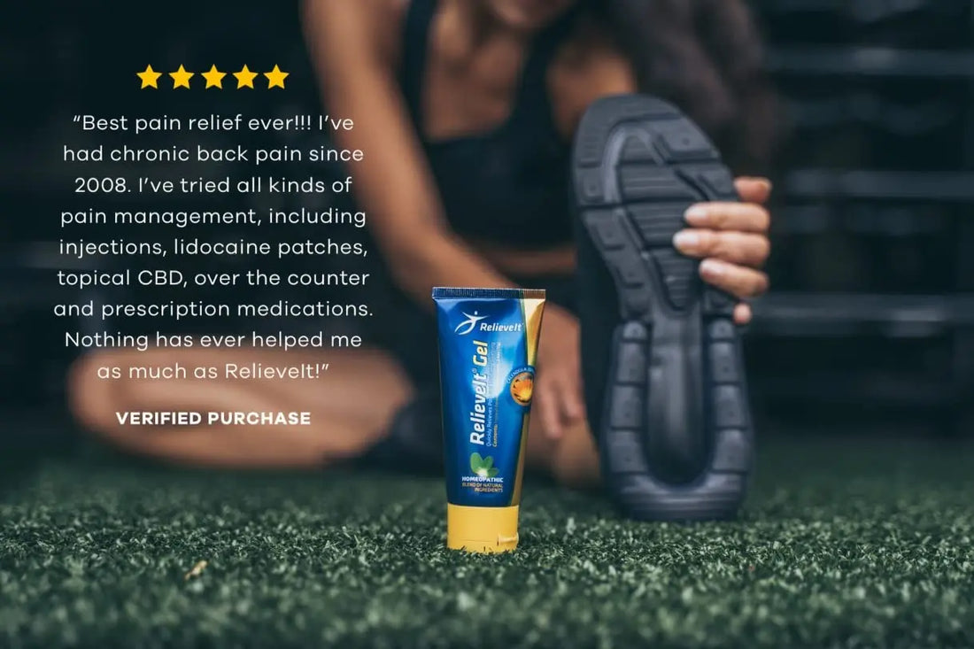 Relieveit Fast-Absorbing Botanical Topical for Everyday Muscle & Joint Comfort Relieveit uk supplements
