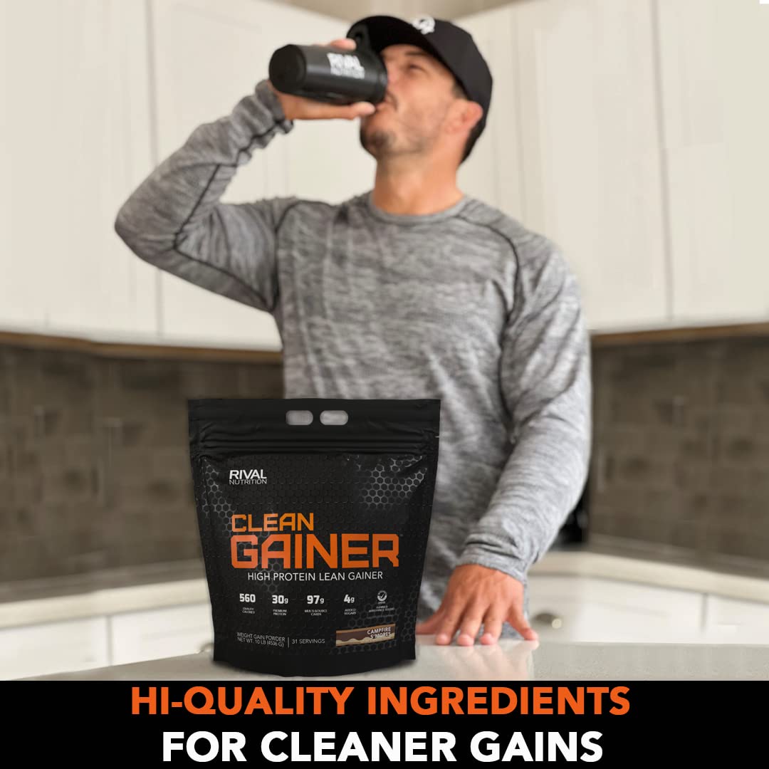 Rivalus Clean Gainer, S'Mores, 10 Pound Rivalus uk supplements