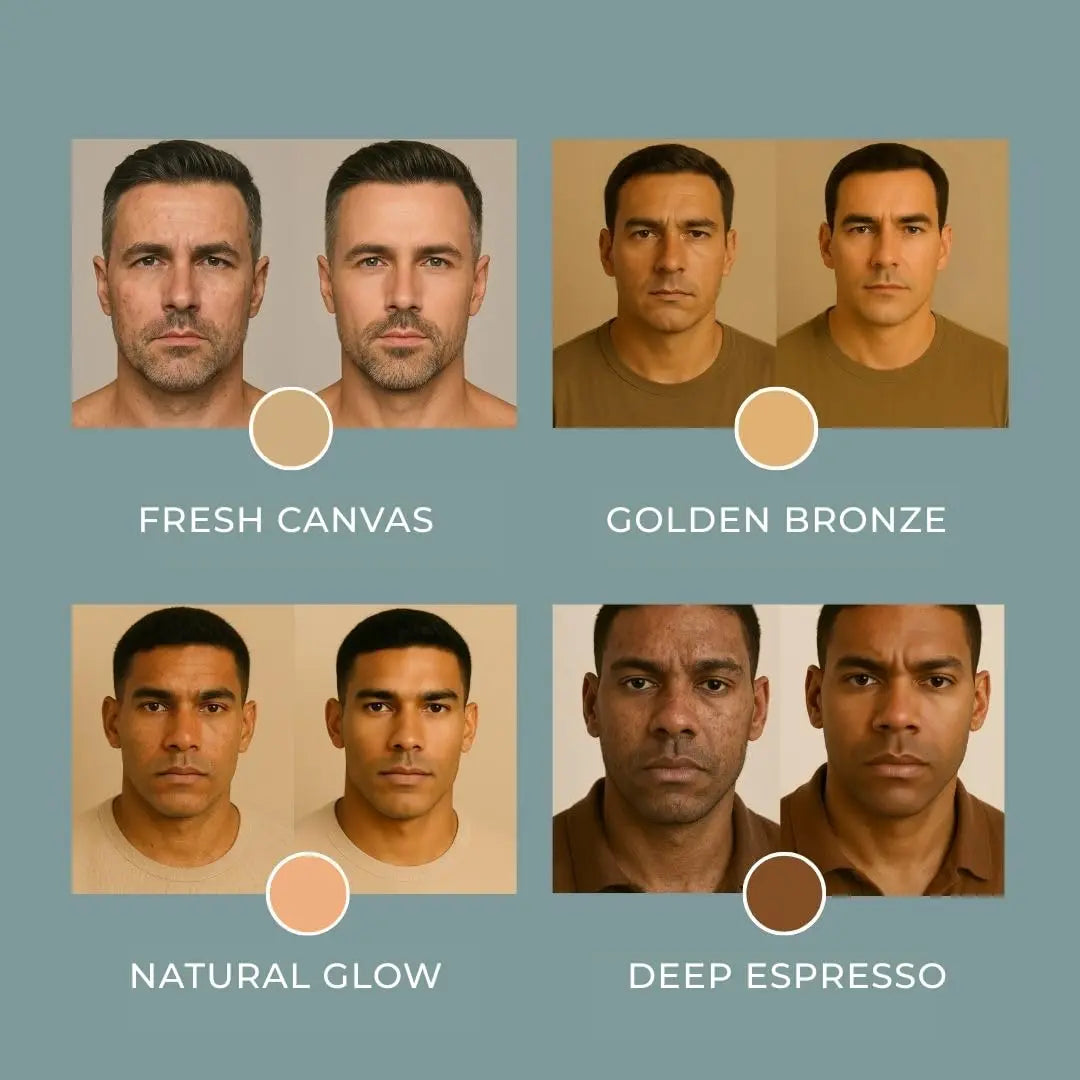 Hues for Him Foundation for Men – Full-Coverage, Lightweight & Hydrating Fit | Natural Coverage | Oil Control & Perfect Fit for Men’s Faces | Available in 4 Shades | Fresh Canvas, .67oz HUES FOR HIM uk supplements