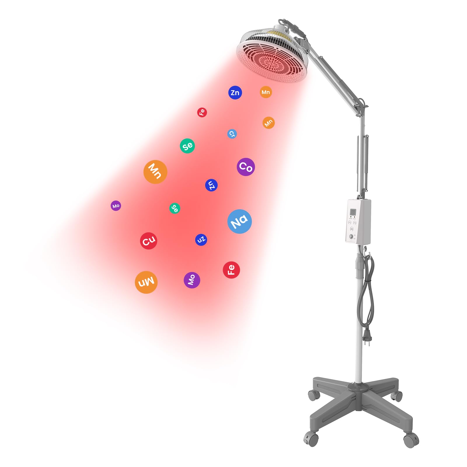 TDP and Infrared Red Light Therapy with Base, 2 in 1 Infrared Heat Lamp Device with 275W Bulb YUNCHI uk supplements