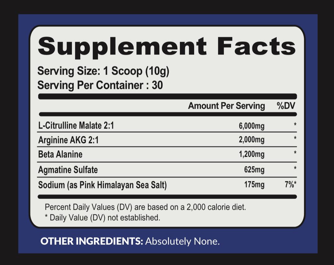 Atlas Nutraceuticals-Nitric Oxide Pump Powder-Non Stimulant Pre Workout 30 Servings Atlas Nutraceuticals uk supplements