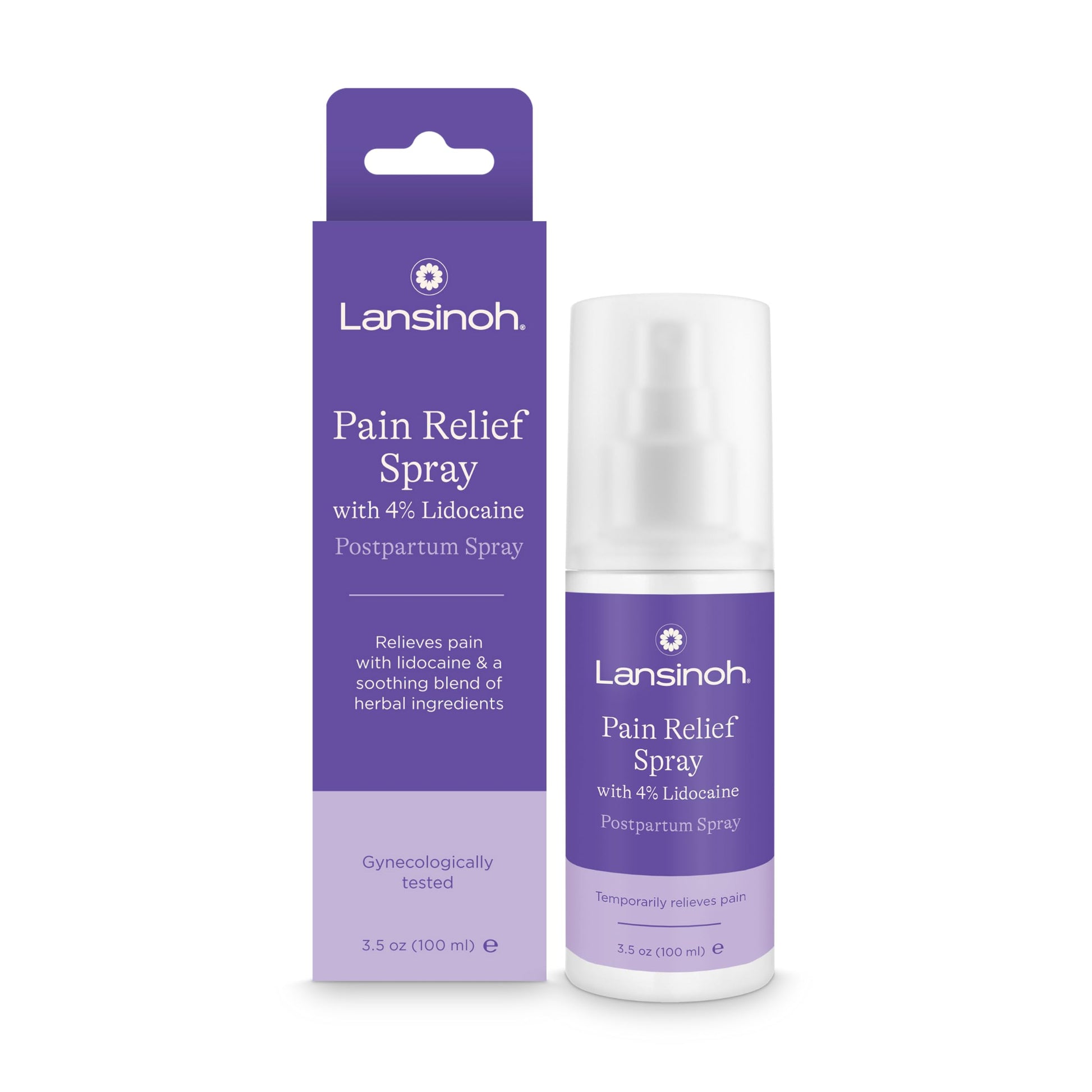 Lansinoh 4% Lidocaine Perineal Spray, Pain Relief for Postpartum Care, 3.5 Ounces Lansinoh uk supplements