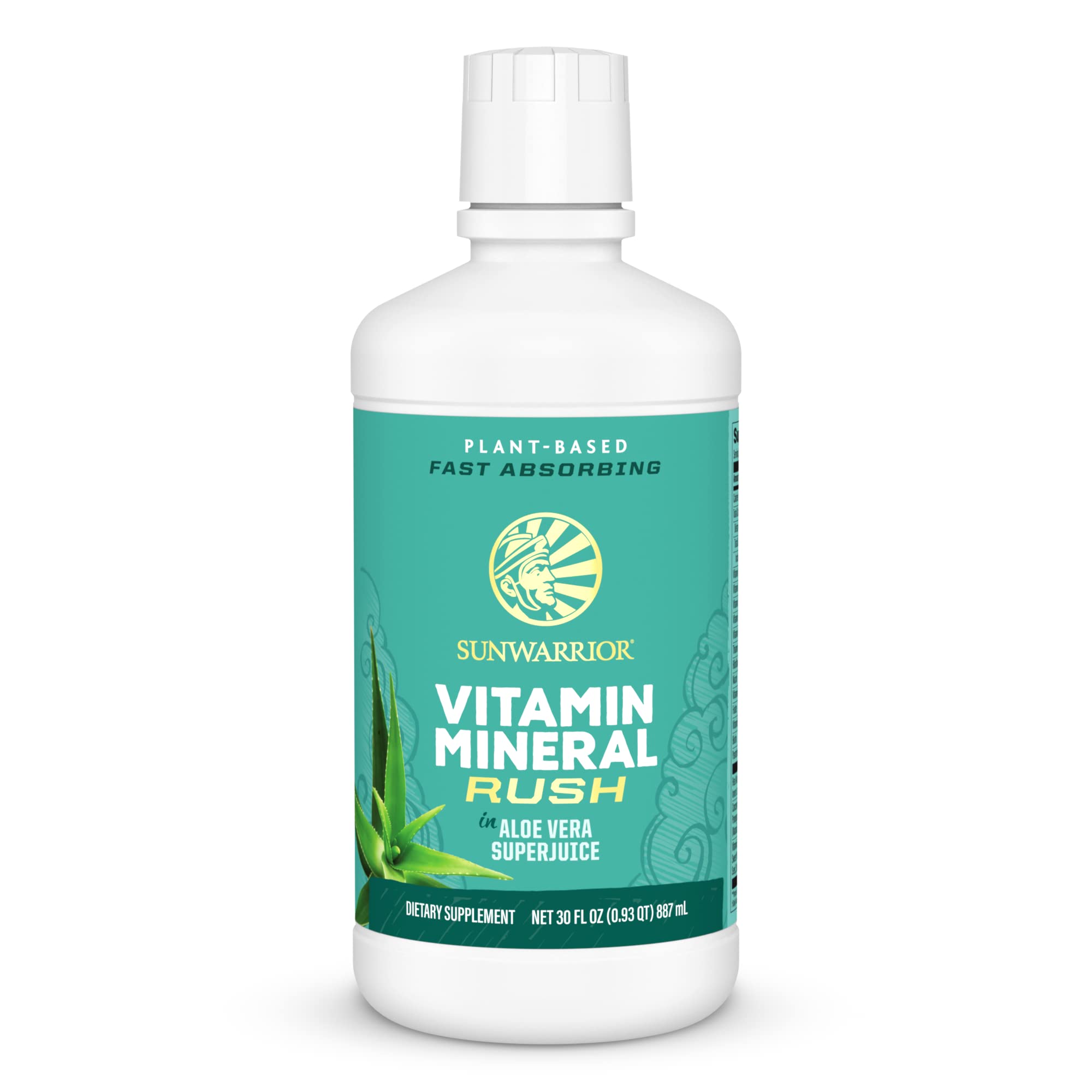 Sunwarrior Liquid Multivitamin Supplements & Minerals Vegan Plant-Based with Aloe Vera for Men and Women | Energy & Immune Support Gluten Sugar Dairy Free | 30 Fl Oz Sunwarrior uk supplements