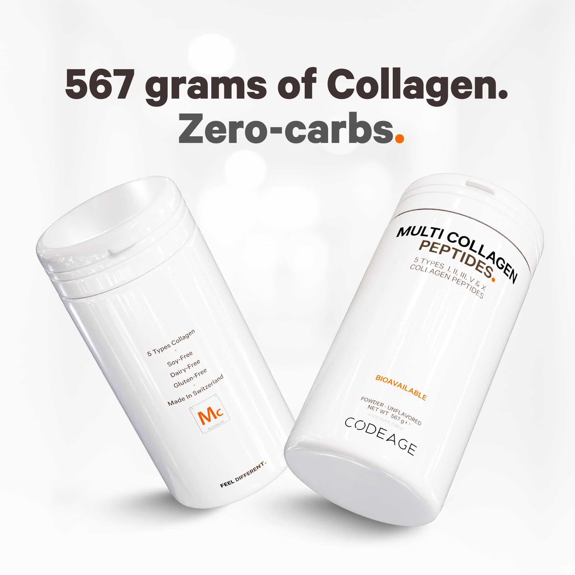 Codeage Multi Collagen Protein Powder Peptides, 2-Month Supply, Hydrolyzed, Type I, II, III, V, X Grass Fed Codeage uk supplements