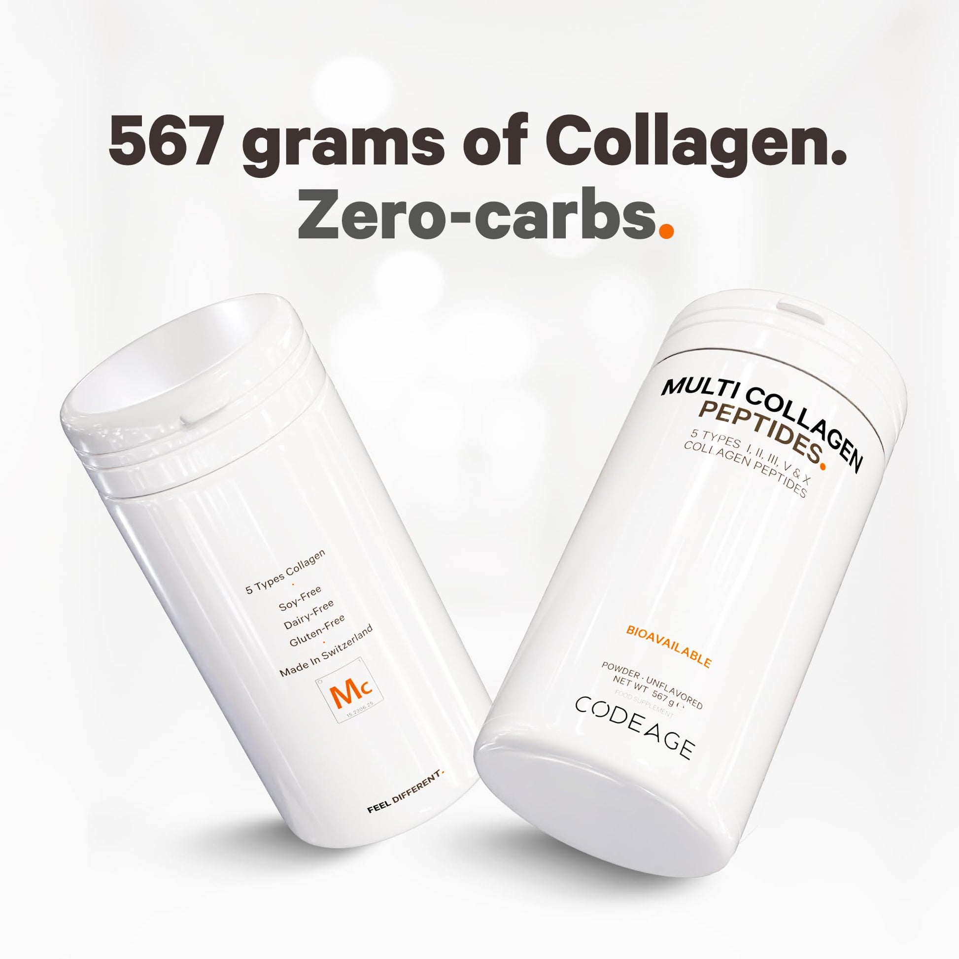 Codeage Multi Collagen Protein Powder Peptides, 2-Month Supply, Hydrolyzed, Type I, II, III, V, X Grass Fed Codeage uk supplements