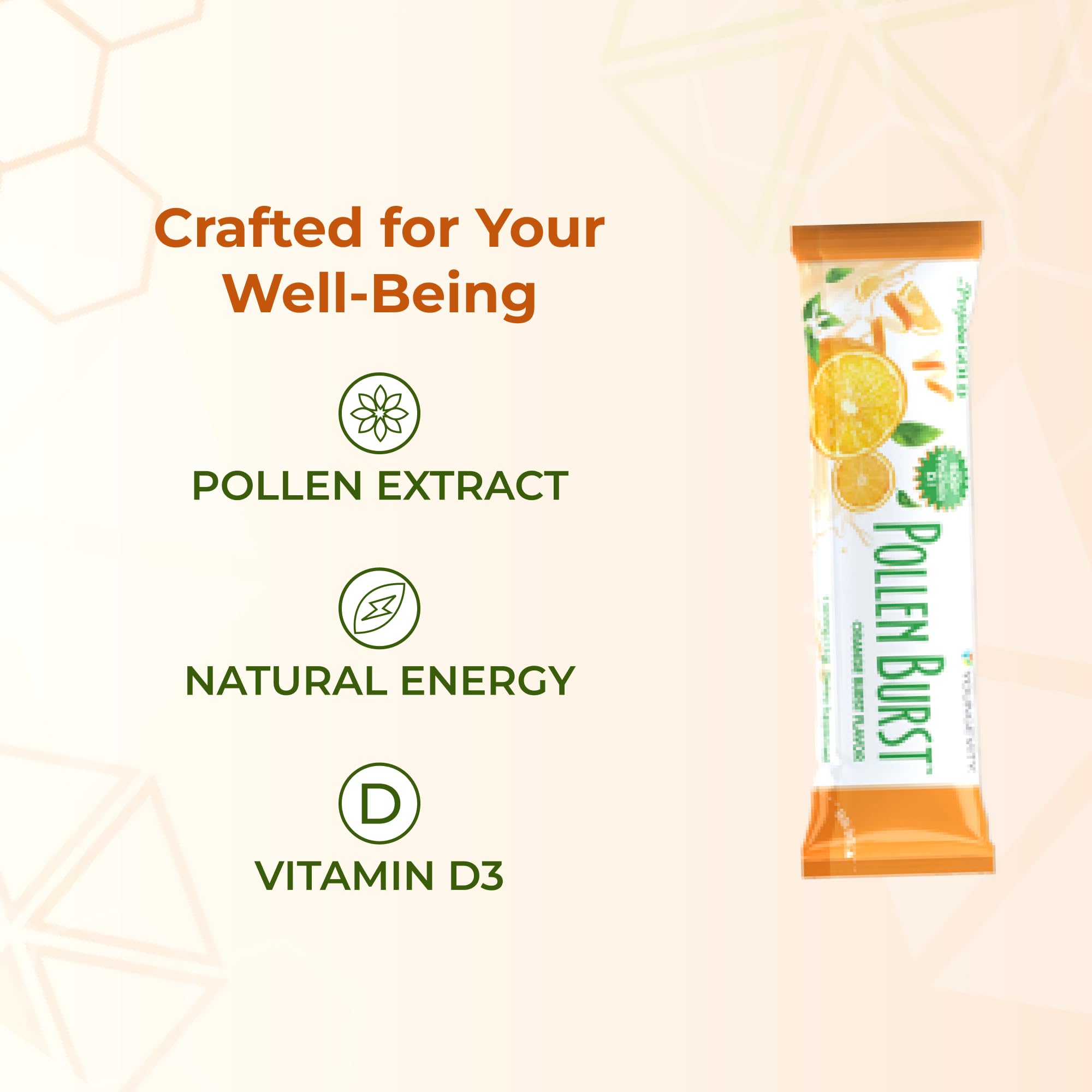 Youngevity ProJoba Pollen Burst™ - Clean Natural Energy Supplement w/Green Tea, Pollen Extract, GliSODin® - Increase Focus, Brain Boost, Endurance, Mental Clarity (30 Sticks) Youngevity uk supplements