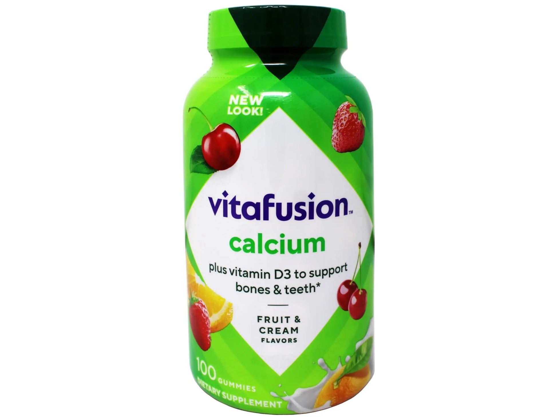 Vitafusion Calcium Adult Gummy Vitamins, 100 Gummy Vitamins Vitafusion uk supplements