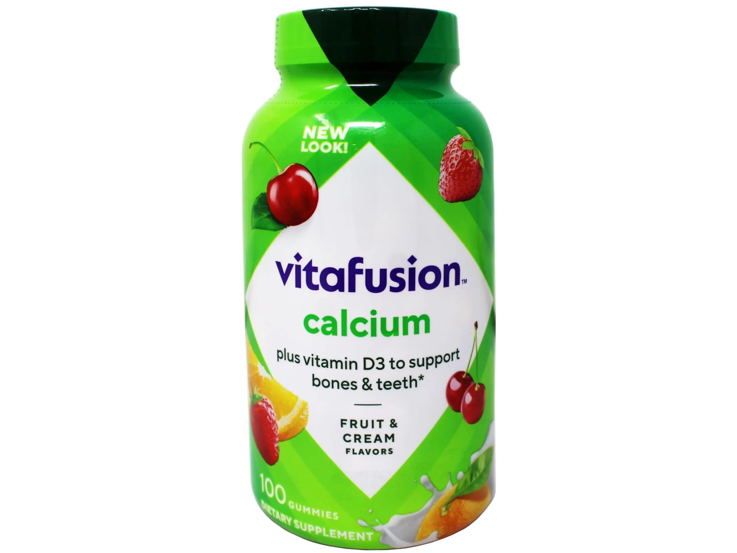 Vitafusion Calcium Adult Gummy Vitamins, 100 Gummy Vitamins Vitafusion uk supplements