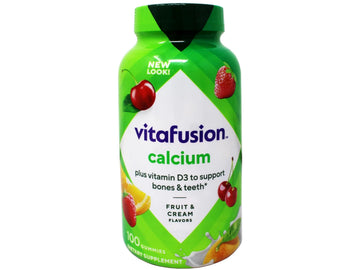 Vitafusion Calcium Adult Gummy Vitamins, 100 Gummy Vitamins Vitafusion uk supplements