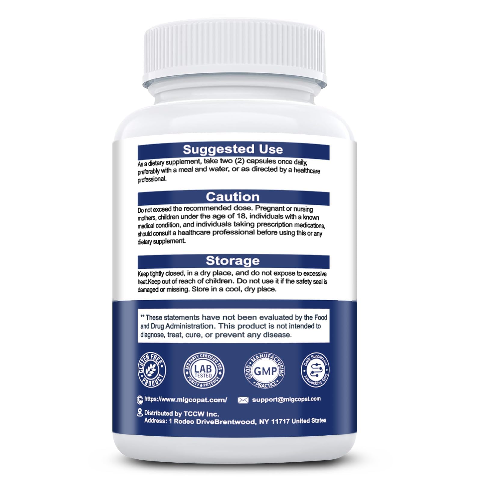 Brain Supplements for Memory and Focus | Nootropic with Bacopa Monnieri, Lion's Mane, Alpha GPC, Ginkgo Biloba | Mental Clarity & Cognitive Support | Vitamin B6 & B12 Neuro Health - Non-GMO, 120 Caps Migcopat uk supplements