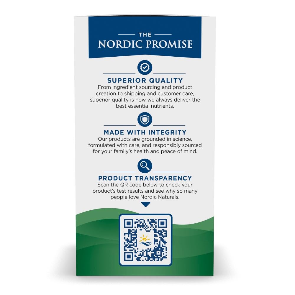 Nordic Naturals Mood Support Omega Blend - Unflavored - 60 Soft Gels - 1400 mg Omega-3 Supplement with EPA & DHA - Promotes Balanced Mood and Serenity - Non-GMO - 30 Servings Nordic Naturals uk supplements