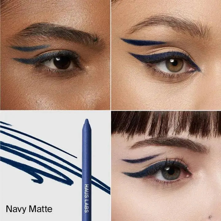 HAUS LABS BY LADY GAGA Optic Intensity Eco Eyeliner - Navy Matte + Complimentary Sheet Face Masque HAUS LABS BY LADY GAGA uk supplements