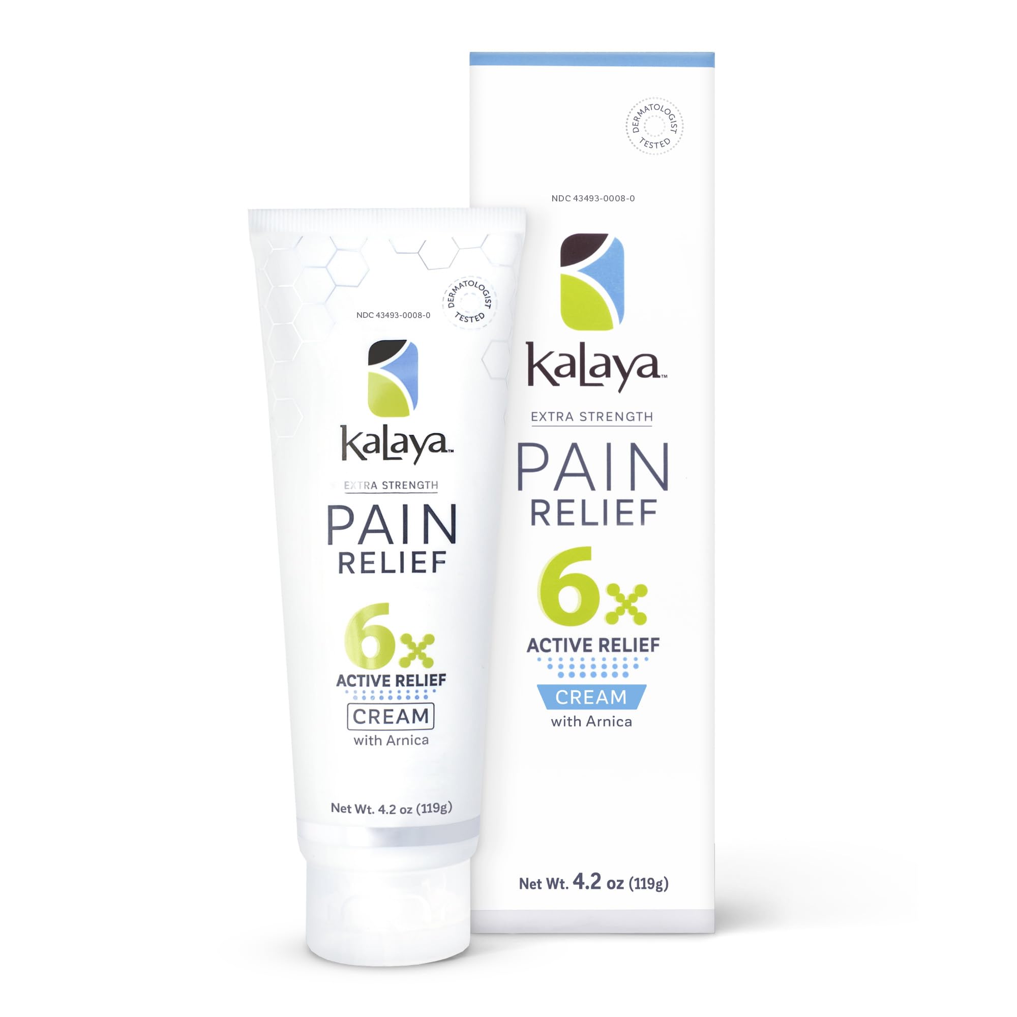 Kalaya Pain Relief Cream with Arnica for Muscles and Joints – 6 Natural Active Ingredients with Long Lasting and Fast Acting Relief in 3 Minutes - Dermatologist Tested to Soothe Tension - 4.2 oz Kalaya Naturals uk supplements