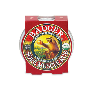 Badger Sore Muscle Rub Tin, Cayenne & Ginger, 2 oz (1 Pack) Badger uk supplements