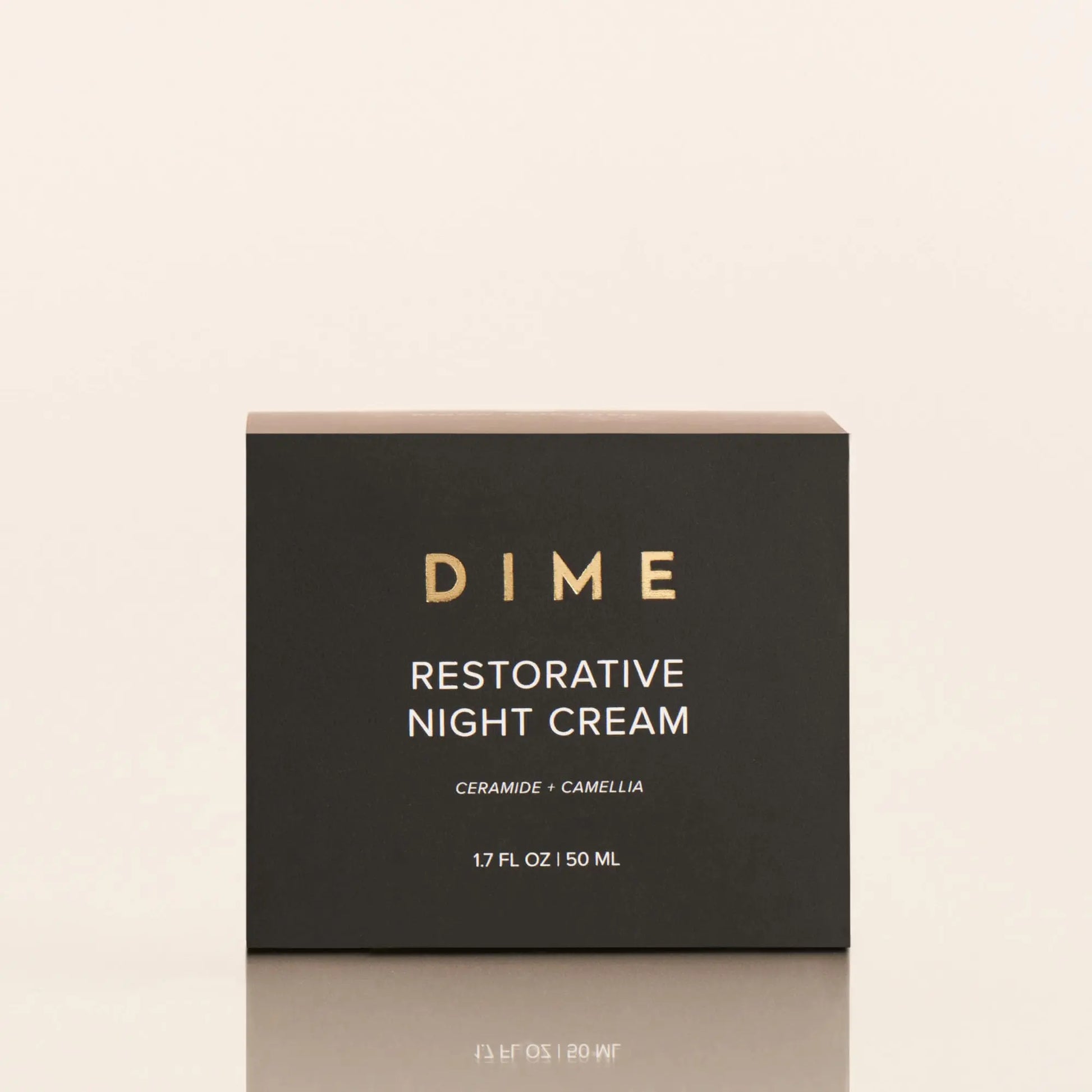DIME Beauty Restorative Night Cream, Facial Moisturizer with Ceramides and Sea Buckthorn, 1.7 oz / 50 ml in Pump DIME uk supplements