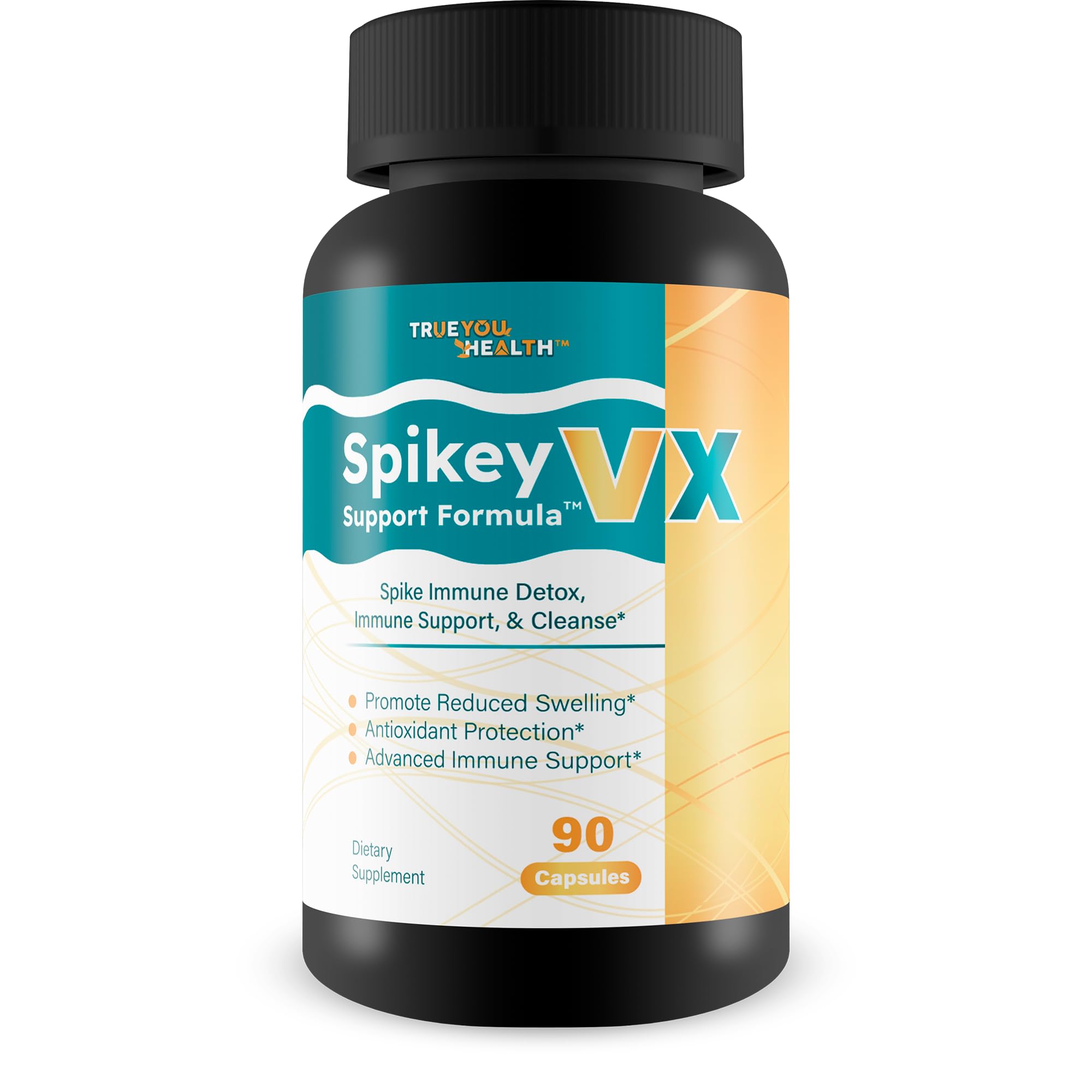 True You Health Spikey VX Support Formula - Our Best Spike Support Formula for Immune System Detox - Daily Zinc Immunity Capsules Vitamin C Immune Boost - Feel The Wellness Spike Detox The Wellness True You Health uk supplements