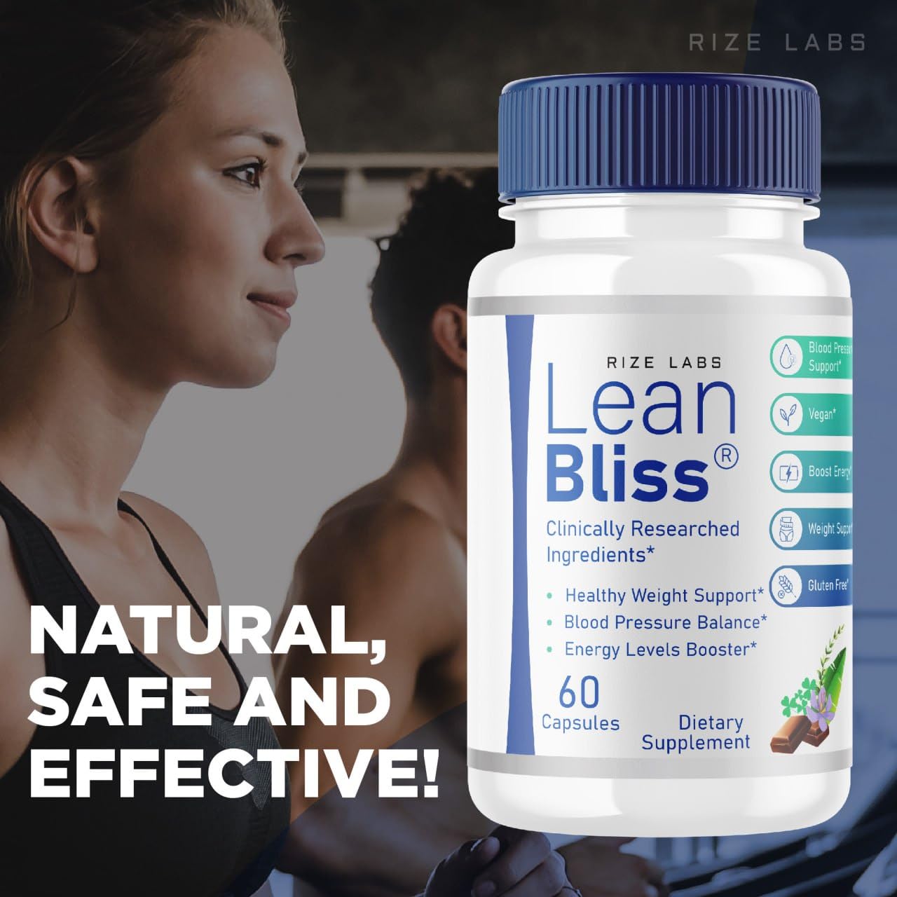 (2 Pack) Lean Bliss Weight Loss Pills, Lean Bliss Fat Burning Formula, LeanBliss Advanced rize labs uk supplements