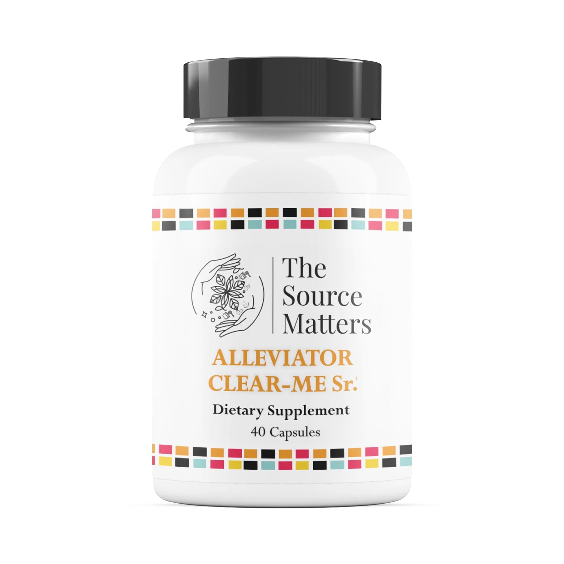 The Source Matters Alleviator Clear-ME SR Seasonal Allergy Relief and Immune Support | Quercetin, Bromelain, Stinging Nettles, NAC, and Vitamin C (40 Capsules) THE SOURCE MATTERS uk supplements