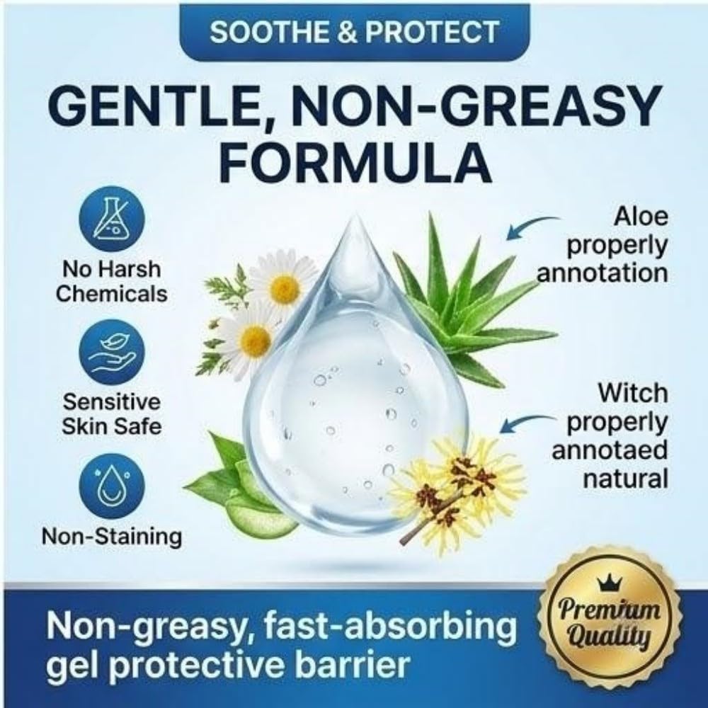 Hemorrhoid Relief Gel with 3 Disposable Applicators - Fast Soothing Cream for Itching & Swelling - Internal & External Treatment (Pack of 3) Aus Healthcare uk supplements