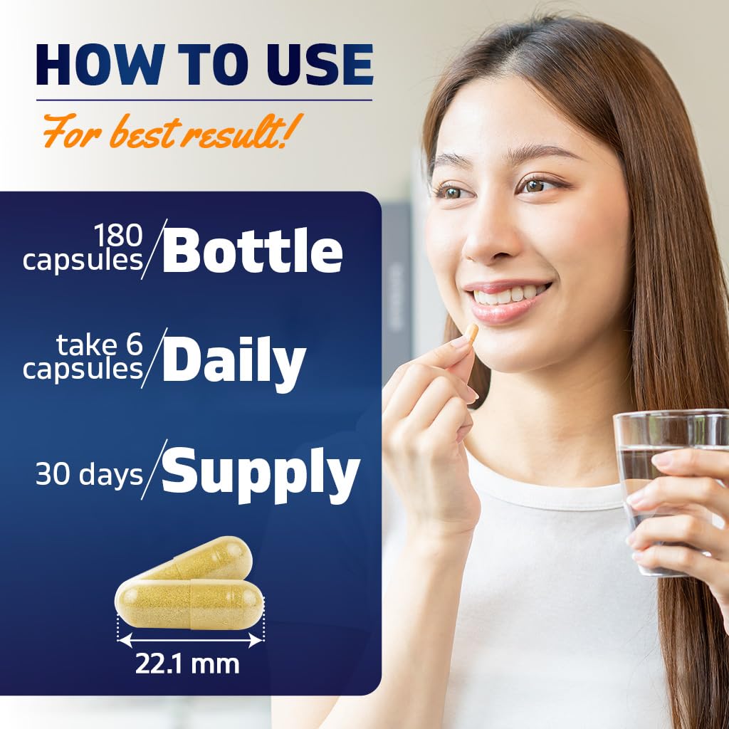Vitamatic Bovine Colostrum 30% IgG Supplement 1500 mg per Serving - Supplement for Gut Health, Hair Growth, Beauty, Muscle Recovery, & Immune Support - 180 Veg Capsules Vitamatic uk supplements