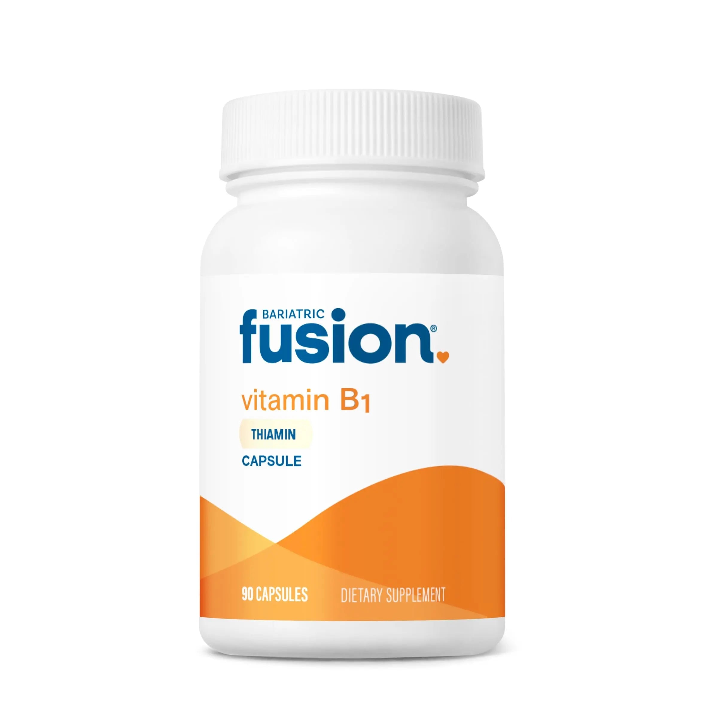Bariatric Fusion Vitamin B1(Thiamine) for Bariatric Surgery Patients Including Gastric Bypass & Sleeve Gastrectomy, Easy to Swallow Capsule, 90 Count Bariatric Fusion uk supplements