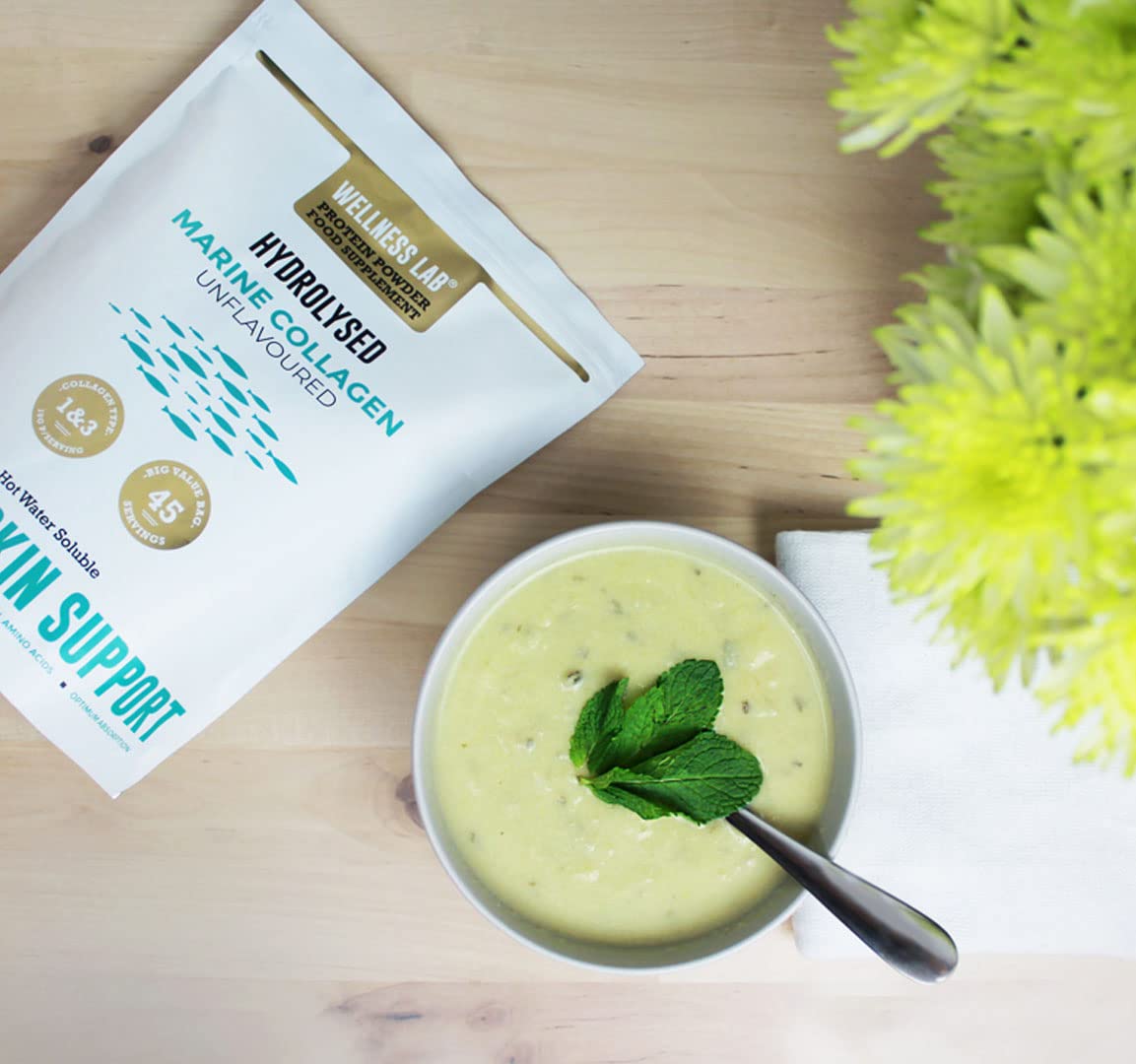Cleanest Marine Collagen Peptides | Wellness Lab 454g | Type I,III | Highest Bioavailability Hydrolysed Protein Wellness Lab uk supplements