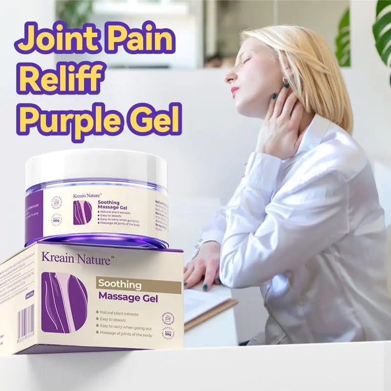 Kreain Nature 2 PCS Joint Gel Purple Soothing Massage Gel Soothes Knees, Lumbar, Neck, Back, Shoulders, Hands, and Feet, 1.76 oz Kreain Nature uk supplements