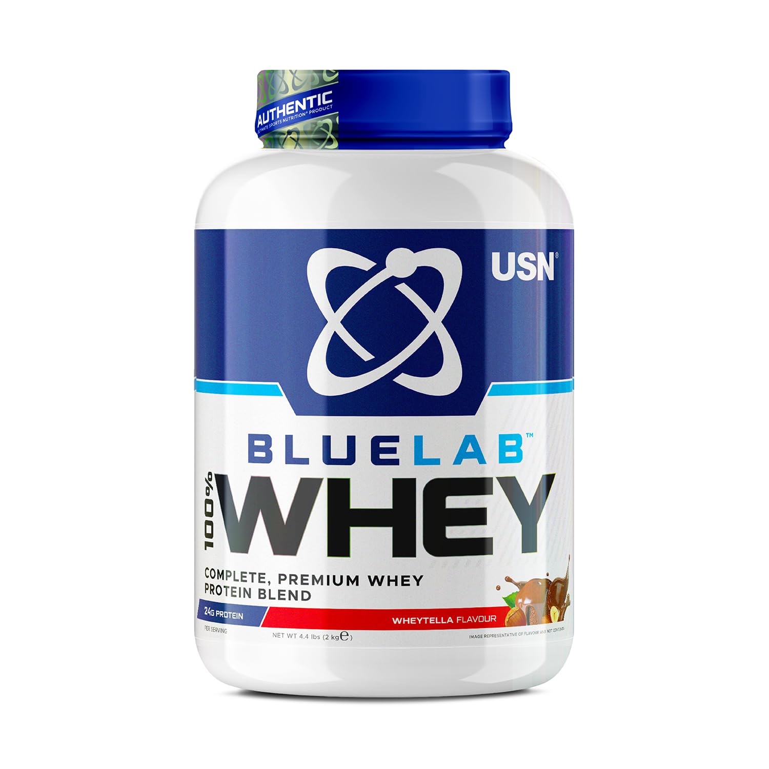 USN Blue Lab Whey Protein Powder: Wheytella - Whey Protein 908g - Post-Workout USN uk supplements