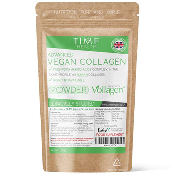 Vollagen® Advanced Vegan Collagen Powder - Amino Acid Complex in Ratio of Collagen Time Health uk supplements