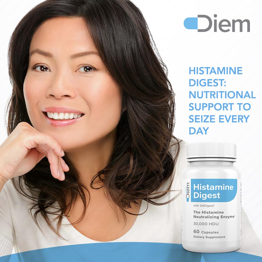 Omne Diem Histamine Digest DAO 30,000 HDU - 60 Caps - Histamine Neutralizing Omne Diem uk supplements