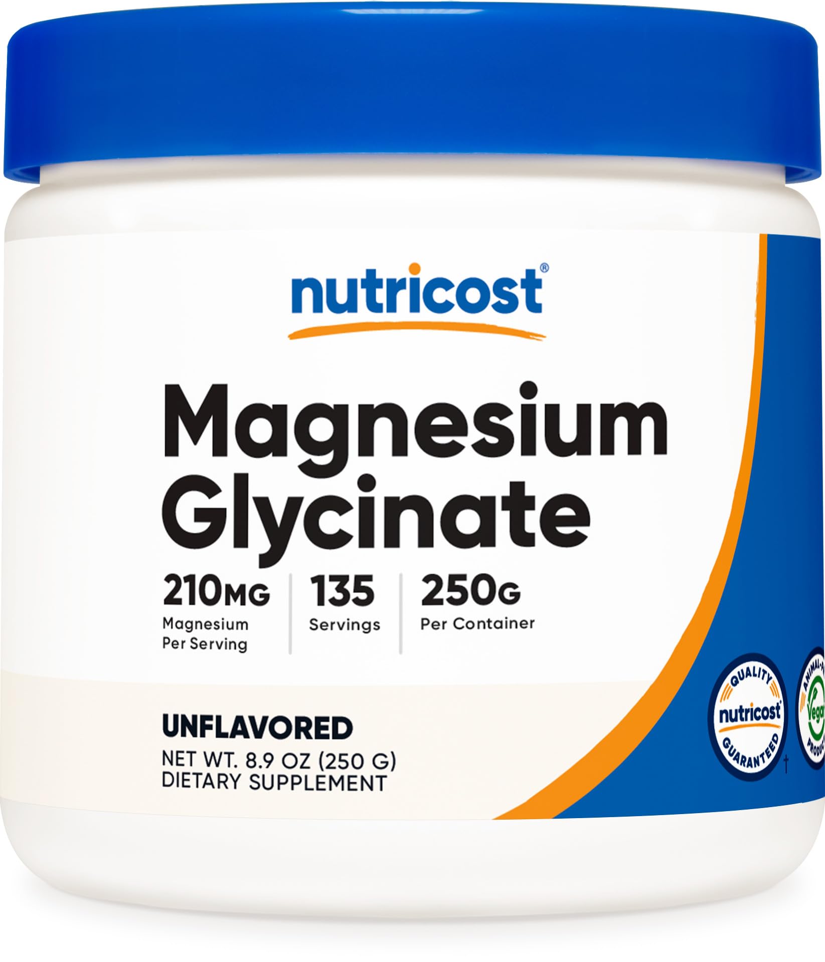 Nutricost Magnesium Glycinate Powder (250 Grams) (Unflavored) Nutricost uk supplements