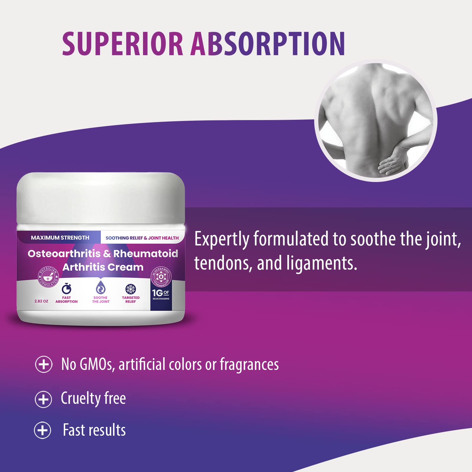 Osteoarthritis And Rhematoid Arthritis Cream By PMT – Soothing Relief For Your Knees and Hands. Includes 1 Gram Of Glucosamine; Arnica, Arginine, Glucosamine, Aloe - Cooling relief for Hands and Knees M PAIN MANAGEMENT TECHNOLOGIES uk supplements
