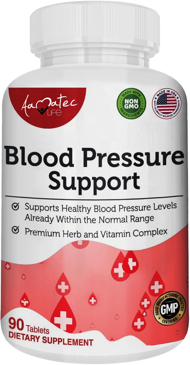 AAMATEC LIFE Blood Pressure Support Supplement 90 Capsules AAMATEC LIFE uk supplements