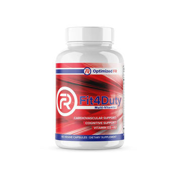 Fit4Duty Multivitamin+ for First Responders, One a Day Multivitamin Plus Other nutrients, 60 Servings, 2 Month Supply Optimized FR uk supplements