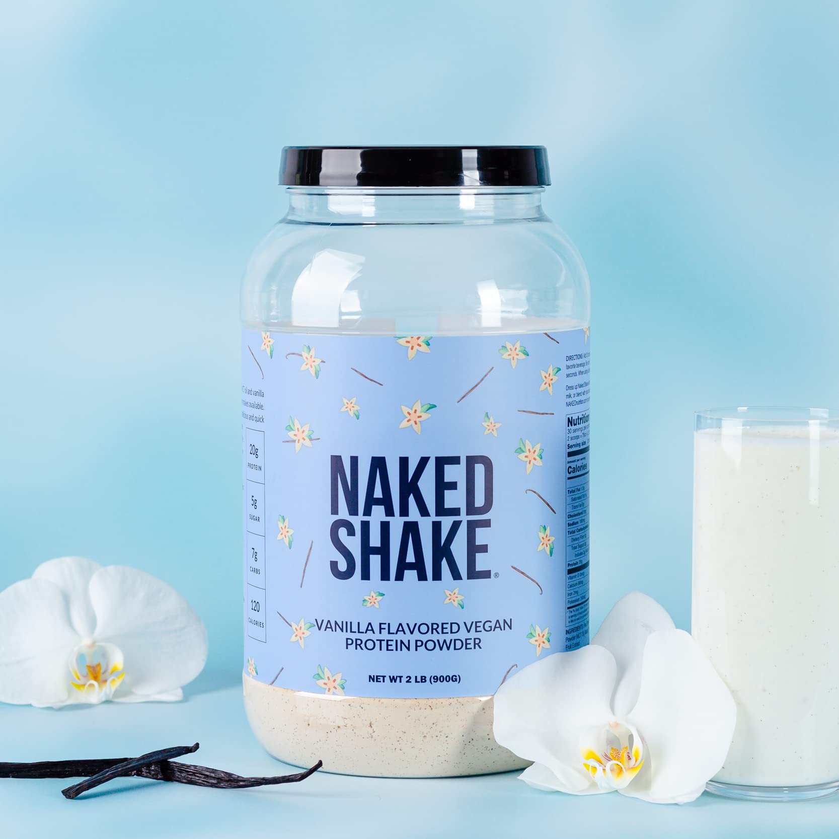 NAKED nutrition Naked Shake - Vanilla Protein Powder - Plant Based Protein Shake NAKED uk supplements