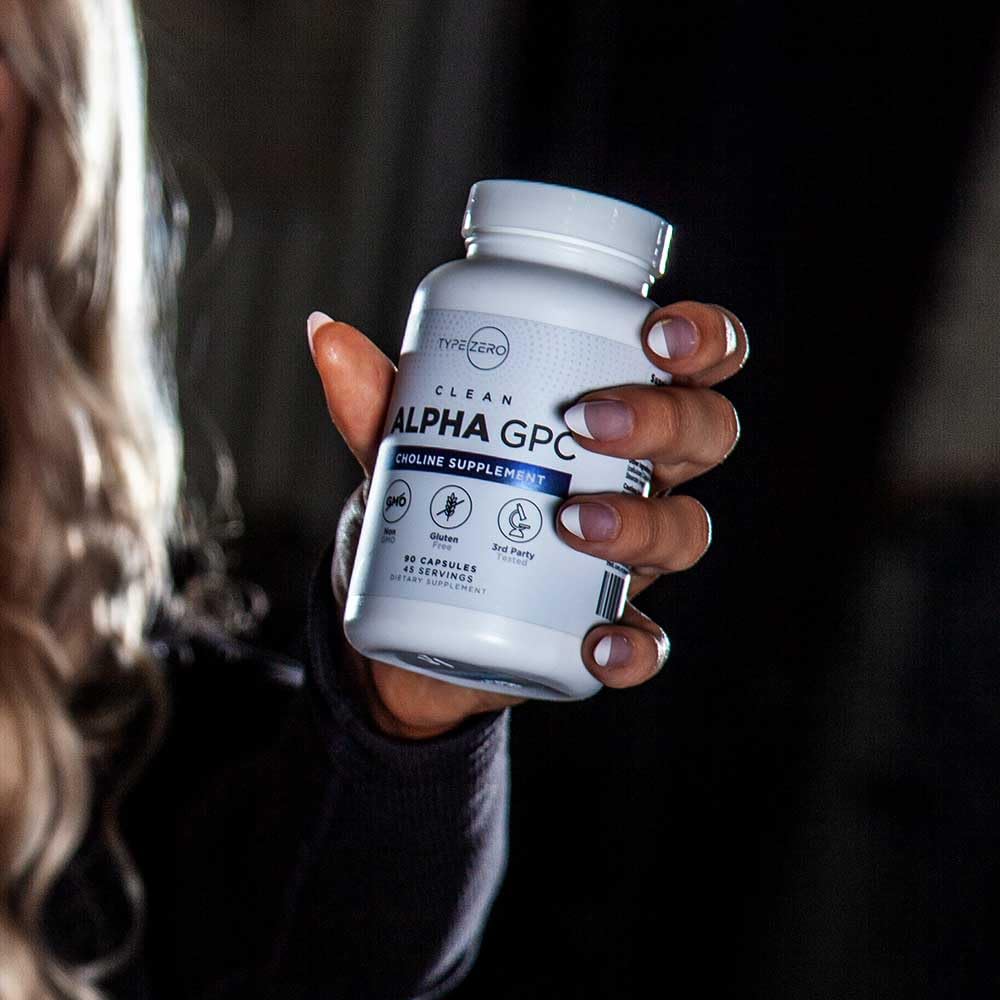 Type Zero Ultra Clean Alpha GPC Choline Supplement (600mg | 90 Capsules) Soy Free, Non-GMO Nootropics Alpha GPC 600mg / 300mg; Alpha-GPC Brain Memory and Focus Supplements Type Zero uk supplements