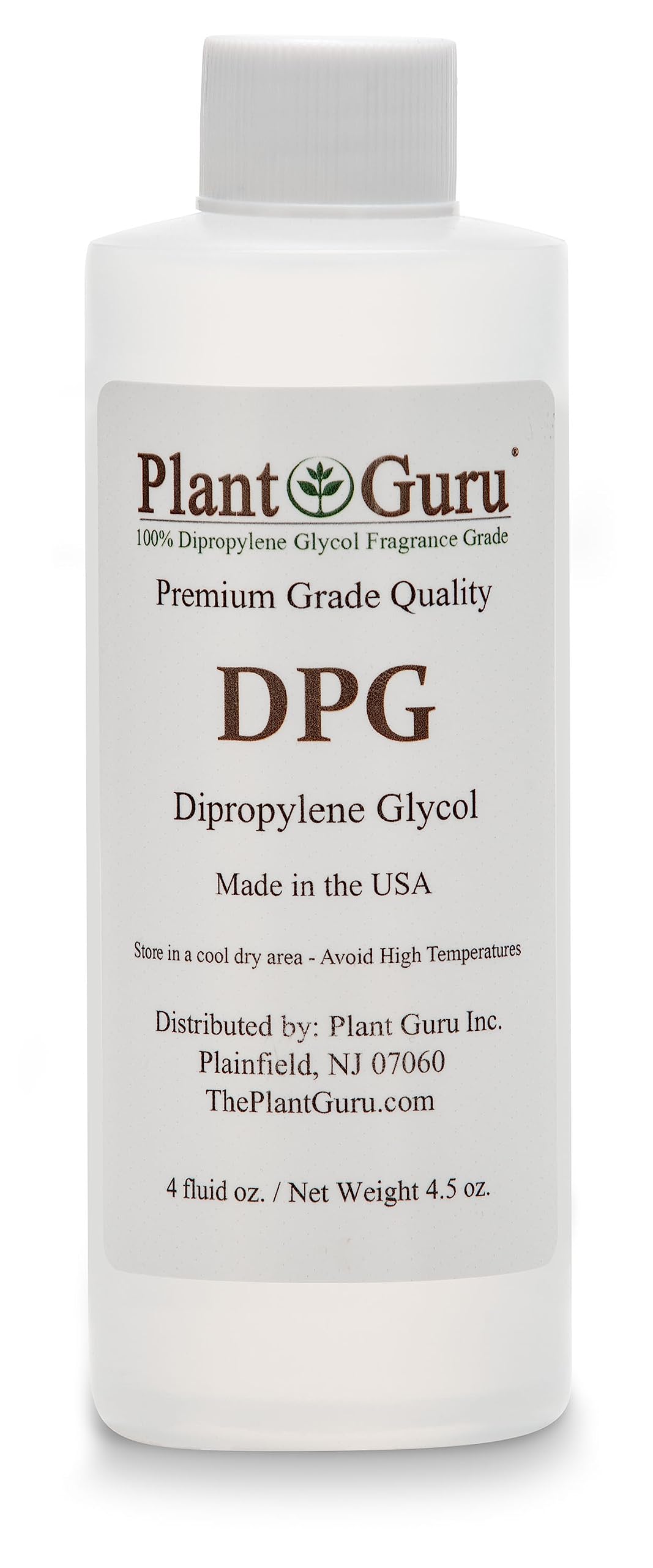 Dipropylene Glycol DPG 4 fl. oz. - Fragrance Grade Carrier Oil - Great for Incense Making Plant Guru uk supplements