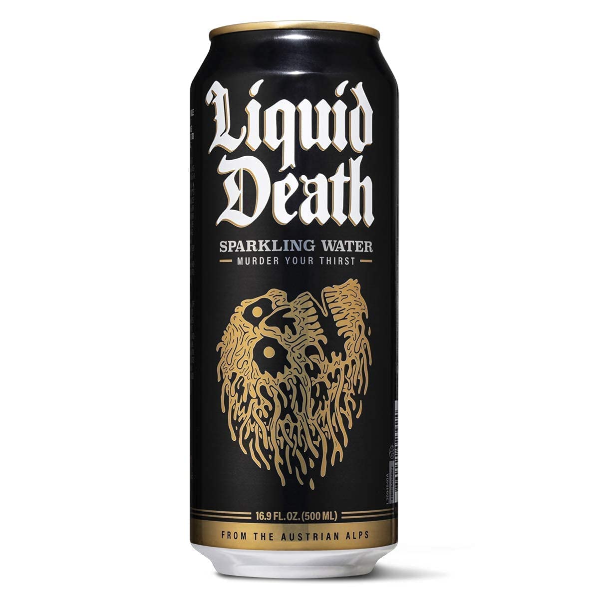 Liquid Death Sparkling Mountain Water, 16.9 oz Tallboys (12-Pack) Liquid Death uk supplements