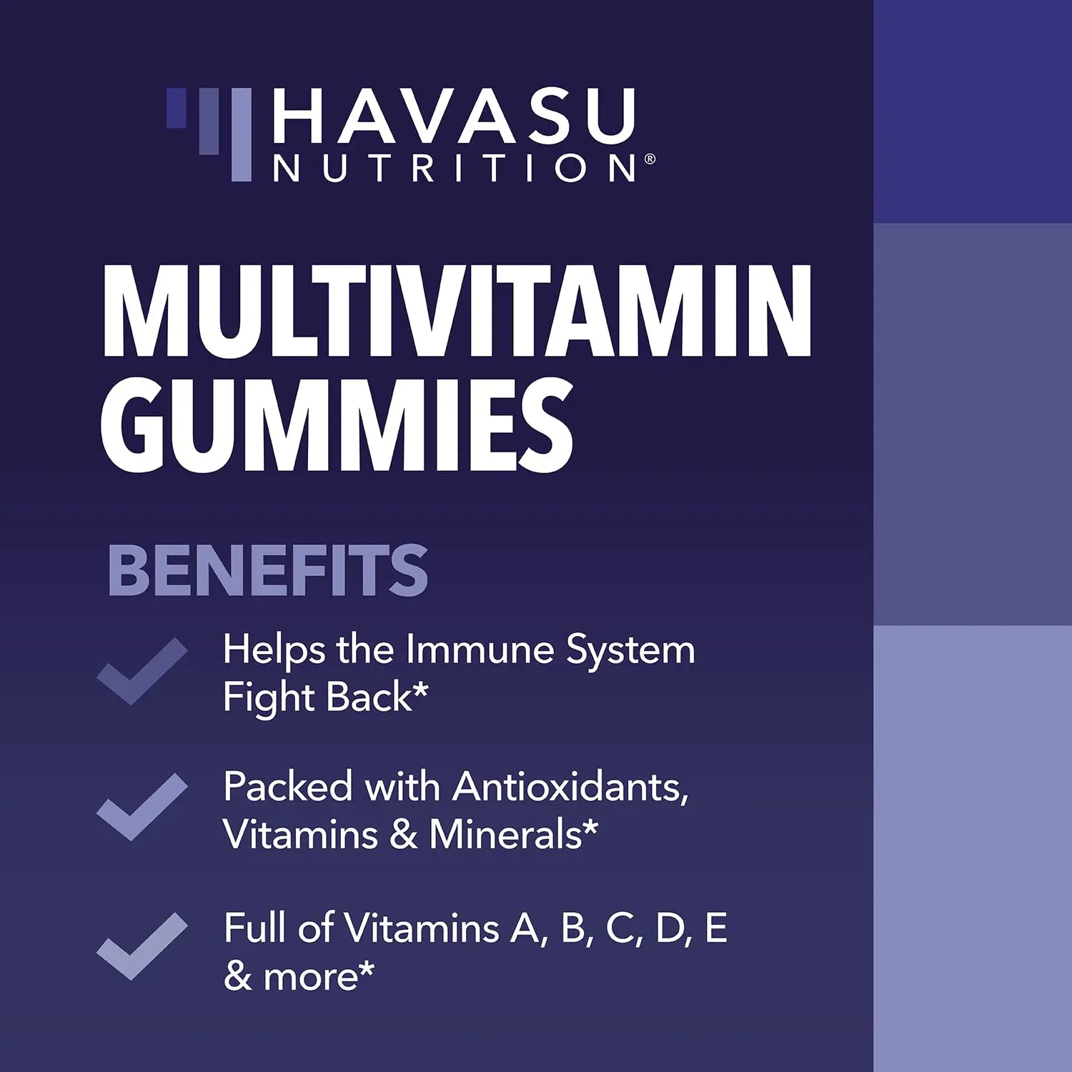Multivitamin Gummies for Adults - Daily Gummy with Vitamin C, D, and Zinc for Men and Women - 60 Count - GLP-1 Nutritional Support HAVASU NUTRITION uk supplements