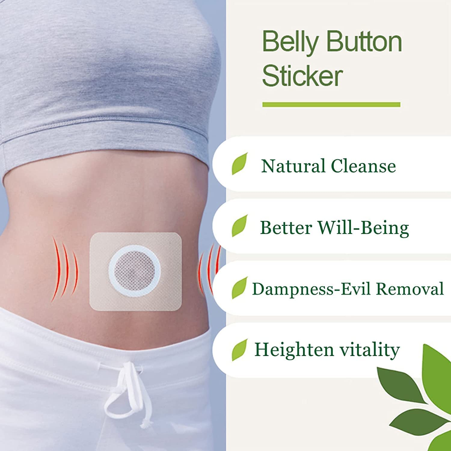 Hairline Mugwort Belly Button Patch, Natural Mugwort Essence Patch, Moxibustion Patch Hairline uk supplements