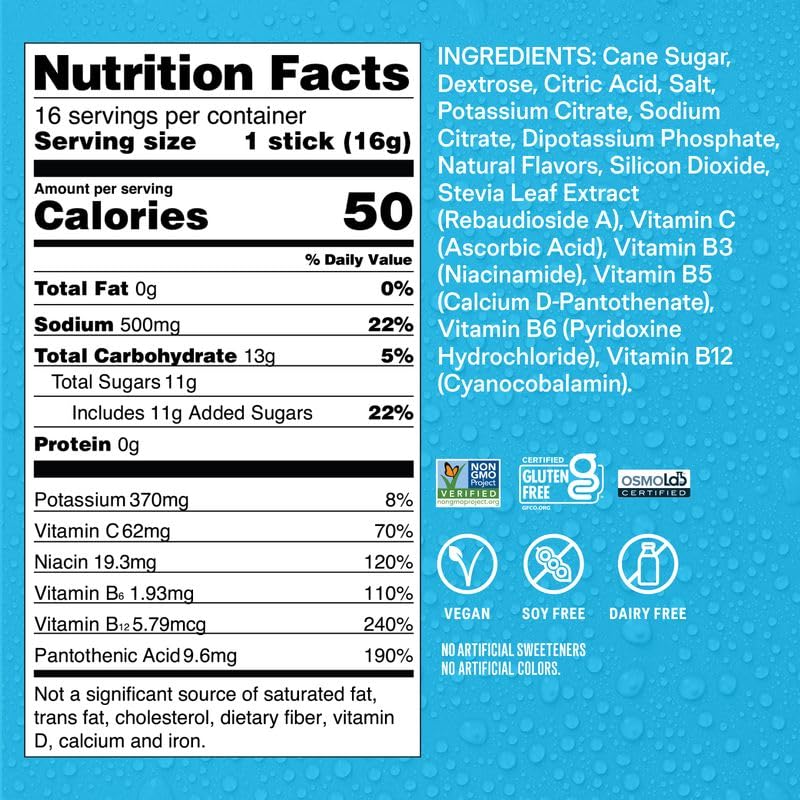 Liquid I.V.® Hydration Multiplier – Orange Vanilla Dream | Electrolyte Powder Drink Mix | 3 Pack (48 Servings) Liquid I.V. uk supplements