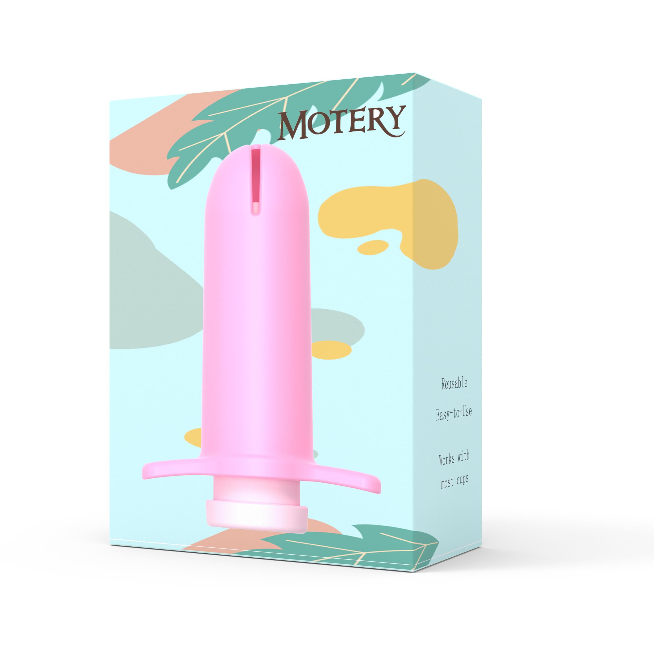 Mottery Applicator Tool for Menstrual Cups for Easy Insertion,Reusable Period Cup Applicator Set Mottery uk supplements