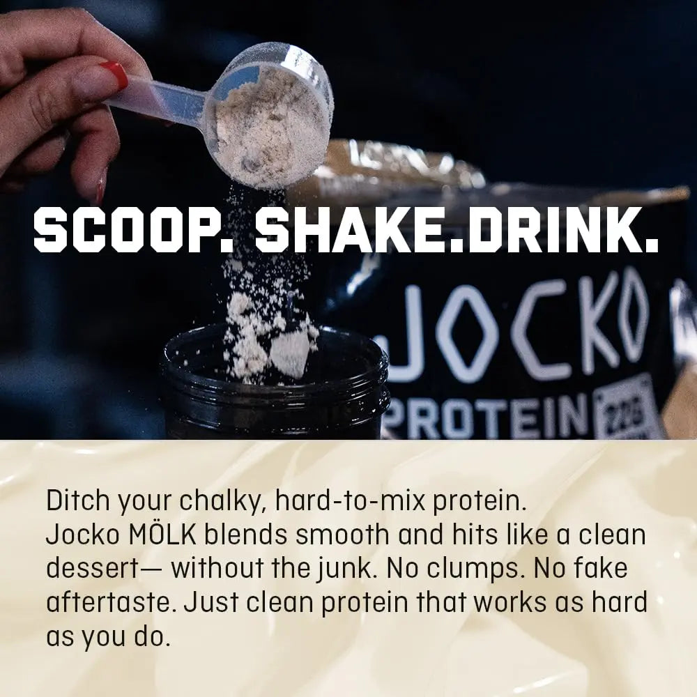 Jocko Fuel Whey Protein Powder, Vanilla Milkshake, 22g Protein, Digestive Enzymes + Probiotic Blend, No Sugar Added, with Essential Amino Acids + Electrolyte Minerals, 28 Servings Jocko Fuel uk supplements