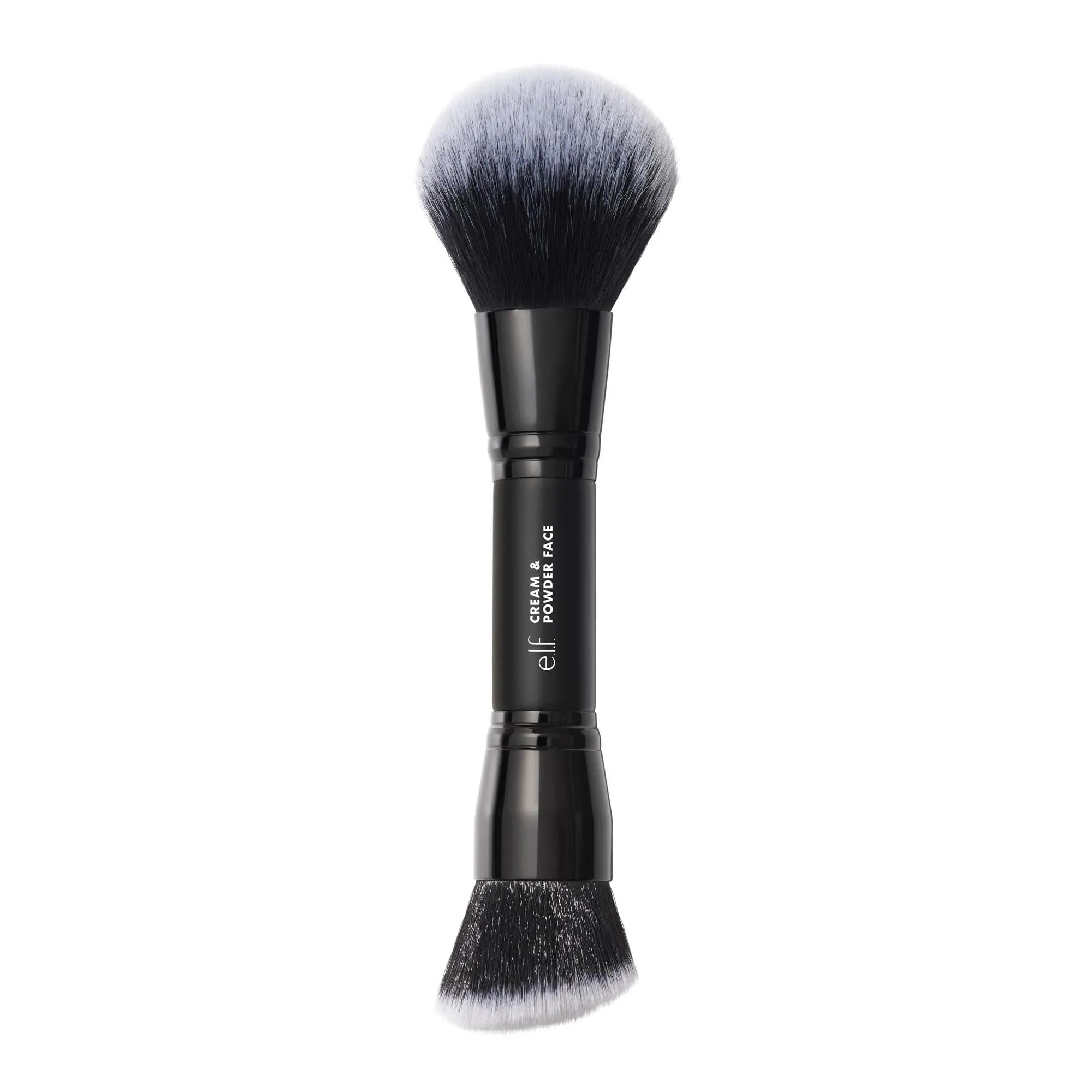 e.l.f. Dual-Ended Cream + Powder Brush, Two-in-One Makeup Brush For Creating A Gorgeous, Airbrushed-looking Complexion, Vegan & Cruelty-free e.l.f. uk supplements