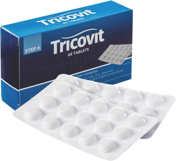 Tricovit Hair Growth Supplement - Nail & Hair Health Vitamins with Amino Acids, Minerals & Antioxidants - Dermatologist-Formulated & Gluten-Free Vitamins and Supplements for Women & Men (60 tablets) Tricovit uk supplements