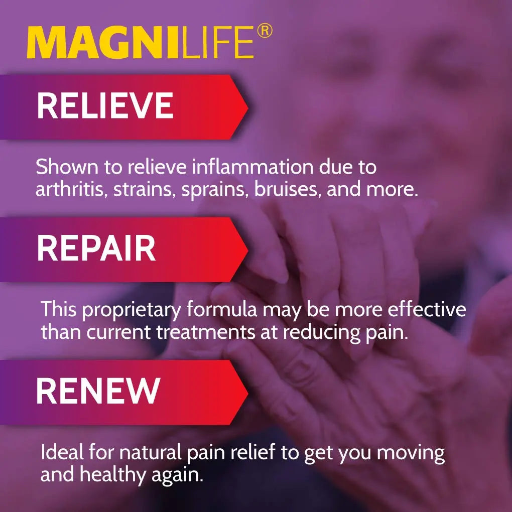 MagniLife Pain & Fatigue Relief Cream 4 oz Pain & Inflammation Relief Foam 4 oz. Natural Joint & Muscle Pain Relief Bundle for Shoulders, Back, Knees, Arthritis, Stiffness & Soreness MagniLife uk supplements