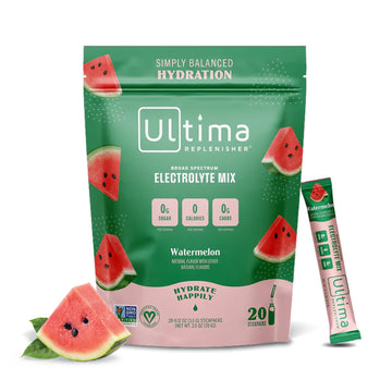 Ultima Replenisher Daily Electrolyte Drink Mix – Watermelon, 20 Stickpacks Ultima Replenisher uk supplements