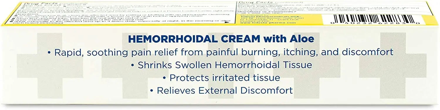 Globe Hemorrhoidal Cream, Phenylephrine HCl, Pramoxine with Aloe, Relief from Burning, Itching and Discomfort of Hemorrhoids, 1.8 Ounces Globe uk supplements